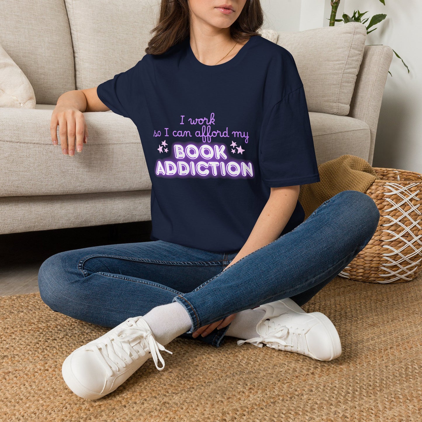 Book Addiction Cotton T-Shirt