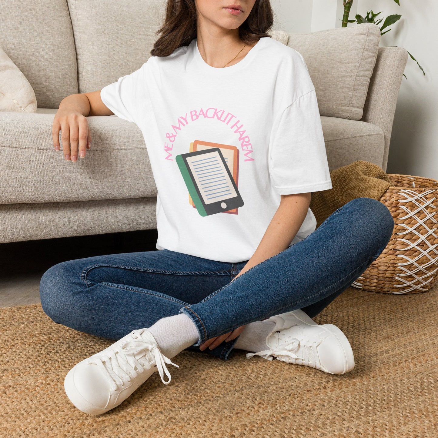 Backlit Harem Cotton T-Shirt