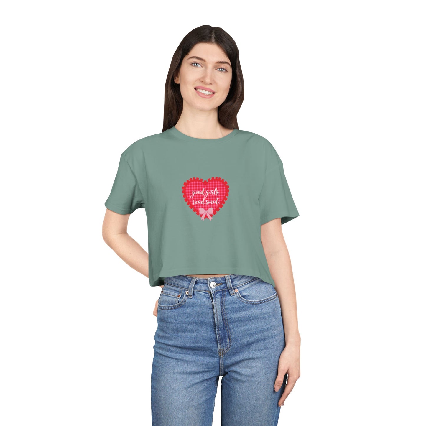 Good Girls Read Smut Crop Tee