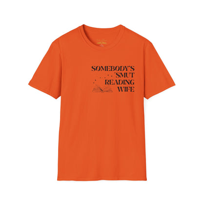 Somebody's Smut Reading Wife Cotton T-Shirt