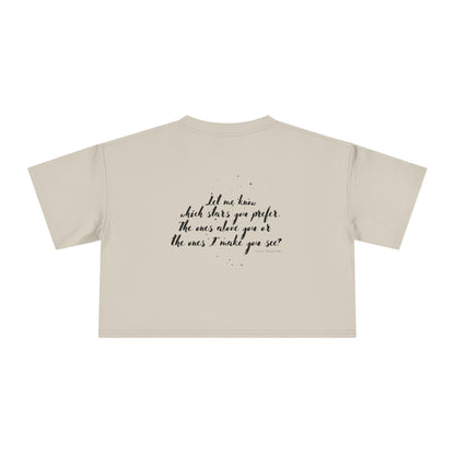 Stars Light Crop Tee