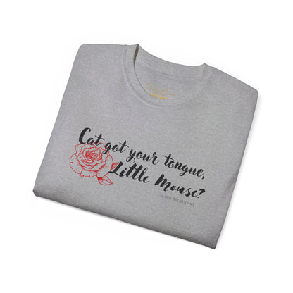 Cat Got Your Tongue Dark Cotton T-Shirt