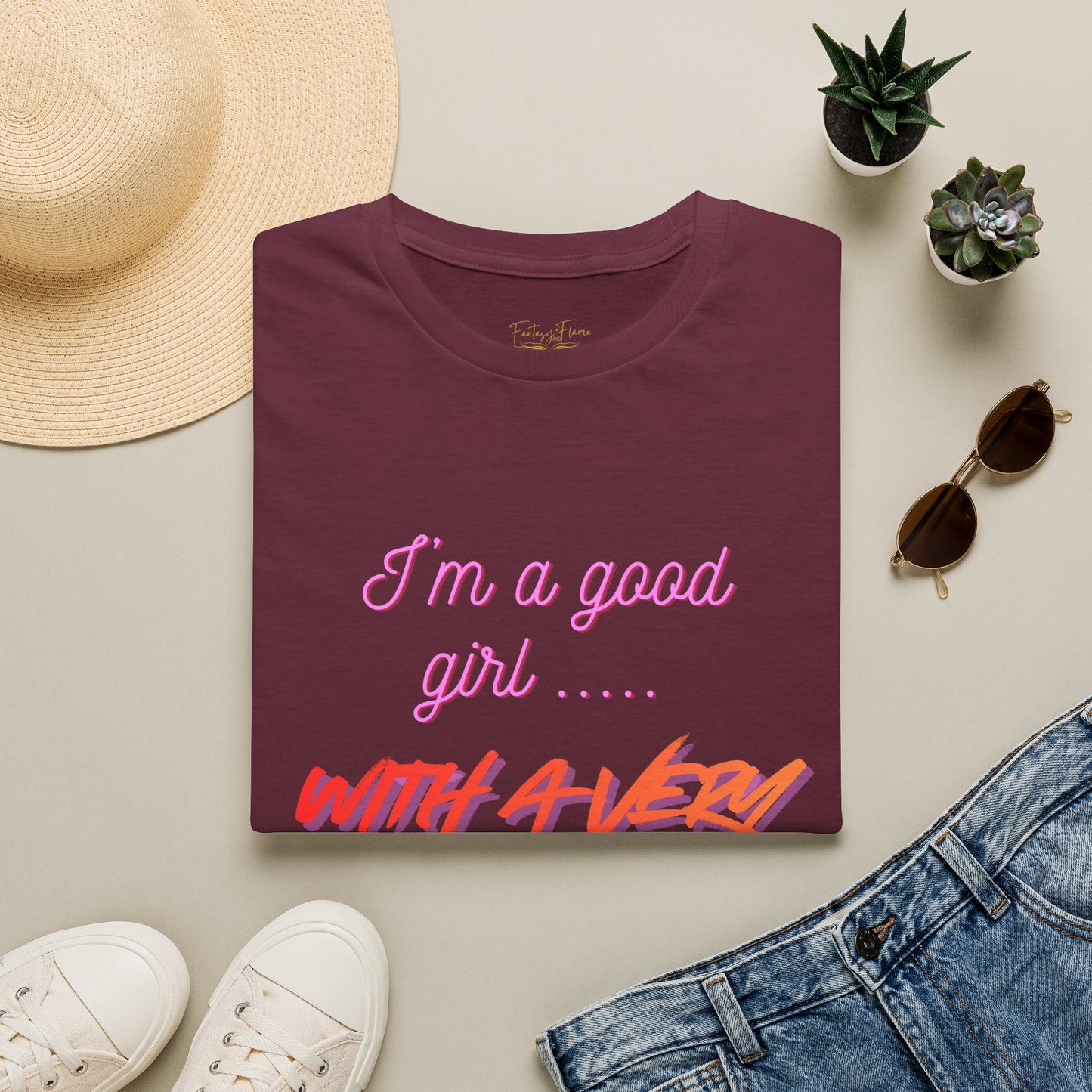 Good Girl, Dirty Kindle Cotton T-Shirt