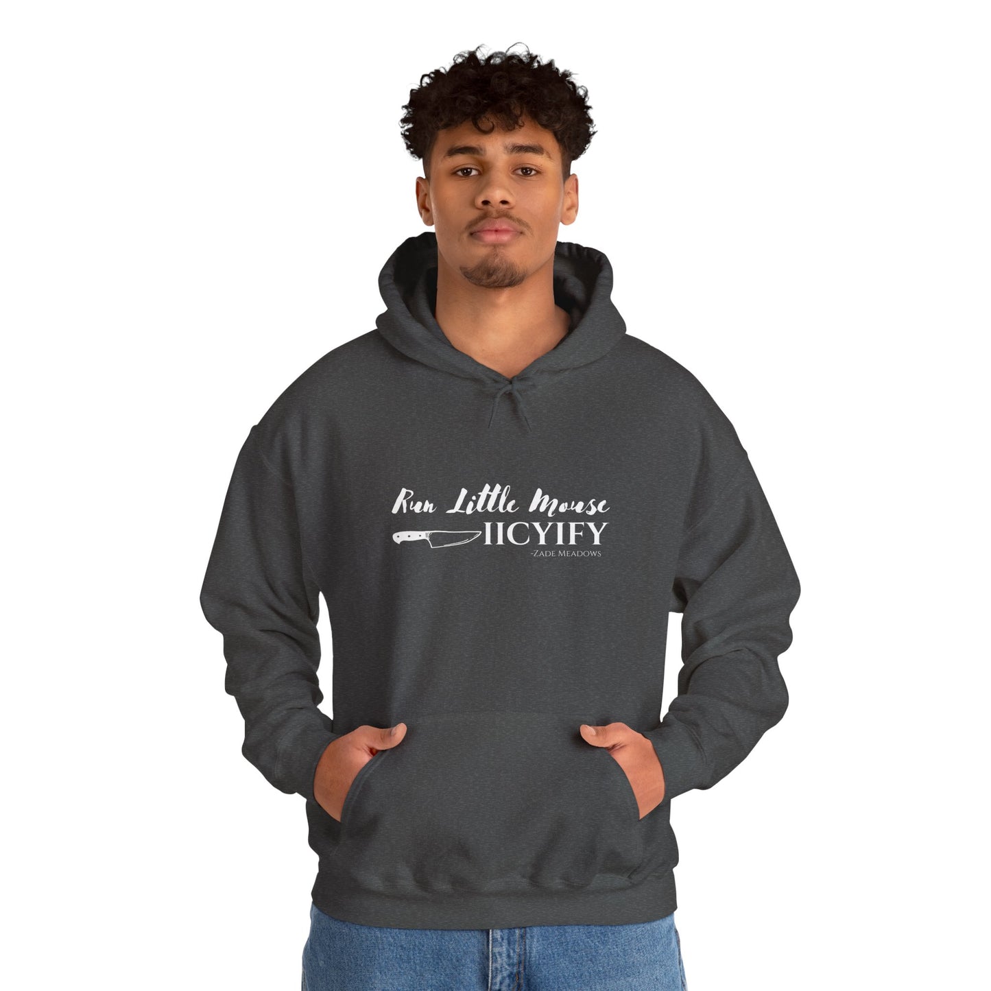 Run Little Mouse Dark Hoodie