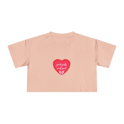 Good Girls Read Smut Crop Tee