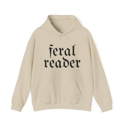 Feral Reader (black script) Hoodie