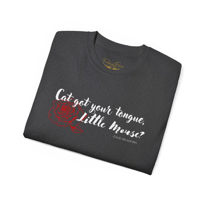 Cat Got Your Tongue Dark Cotton T-Shirt