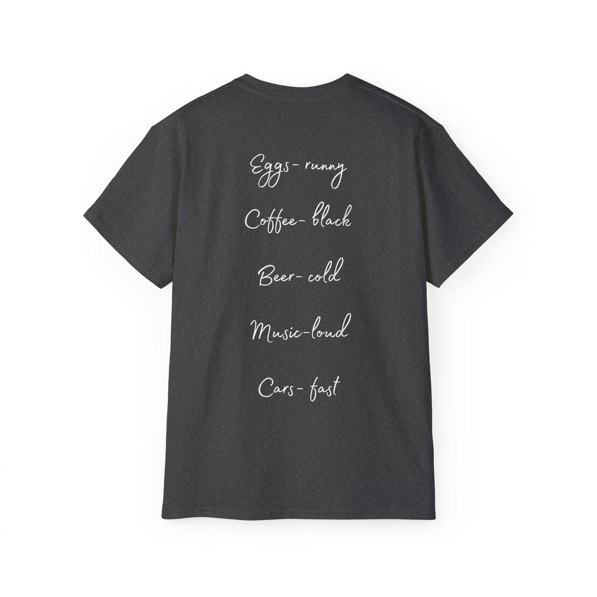 Officially Licensed Dom's List Black Script Cotton Tee