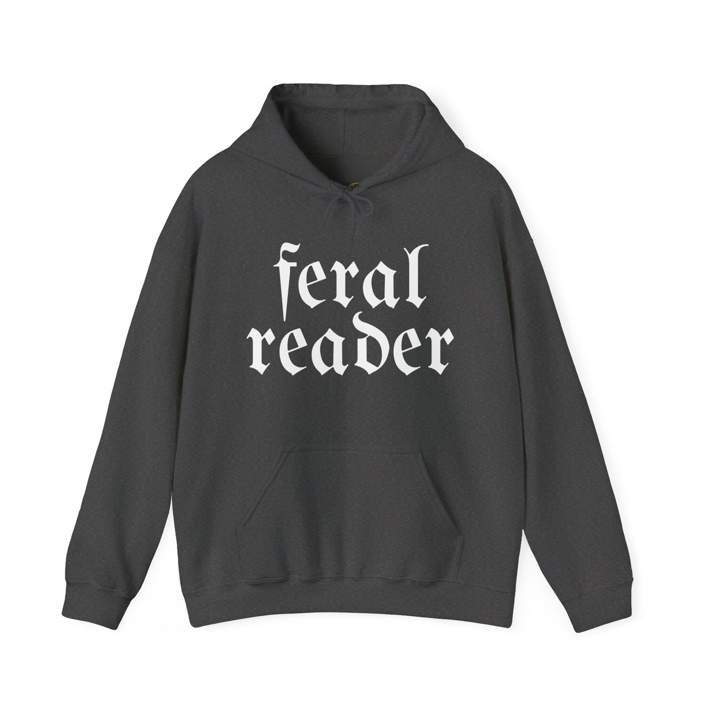 Feral Reader (white script) Hoodie