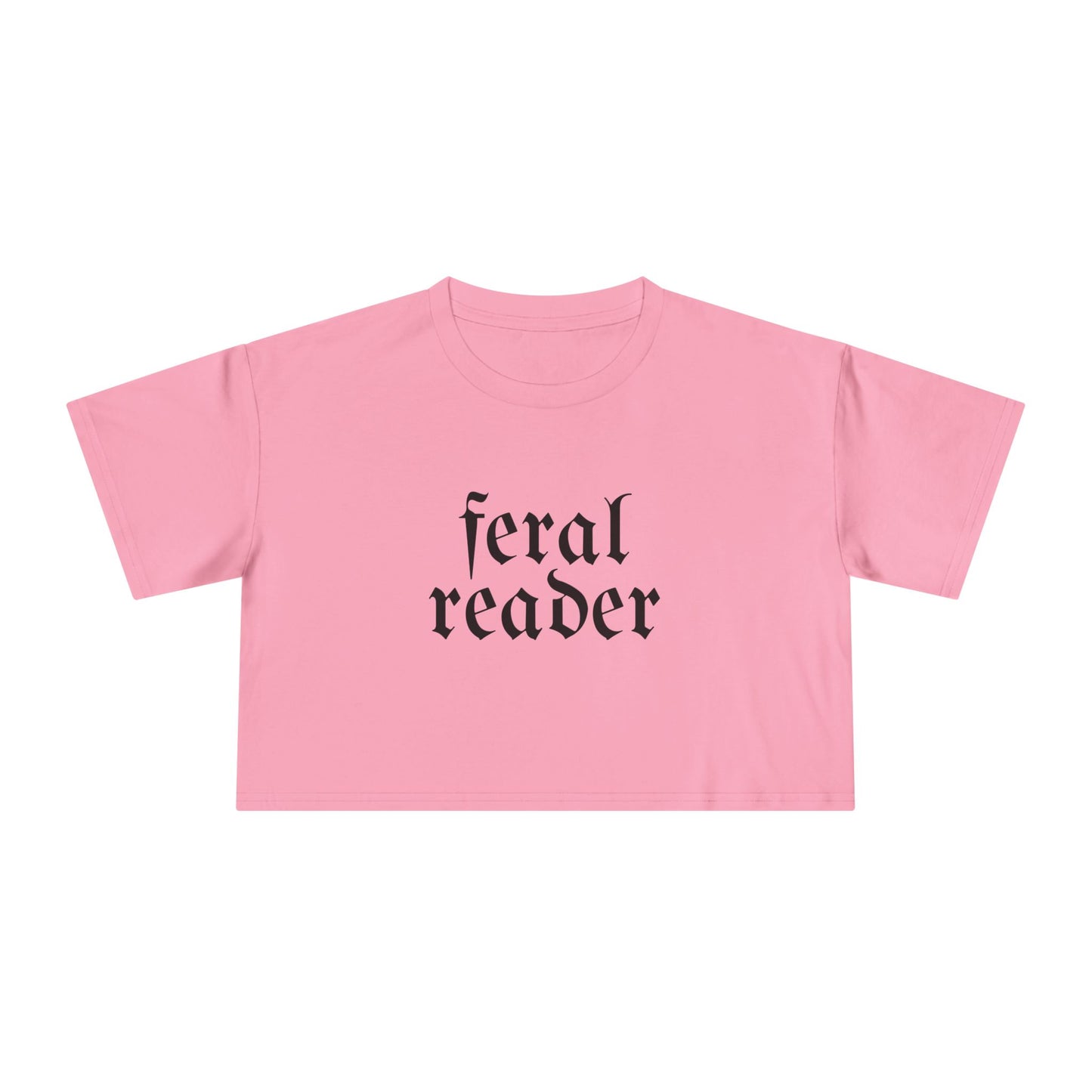 Feral Reader Crop Tee