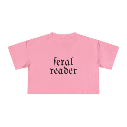 Feral Reader Crop Tee