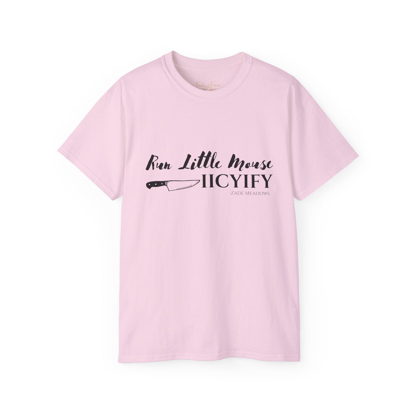 Run Little Mouse Light Cotton T-shirt