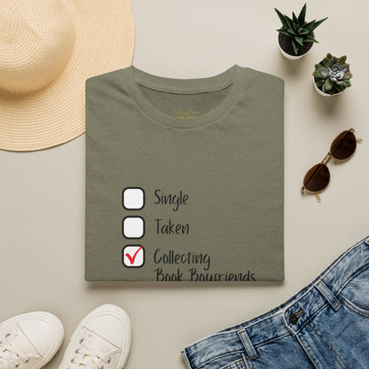 Collecting Book Boyfriends Cotton T-Shirt