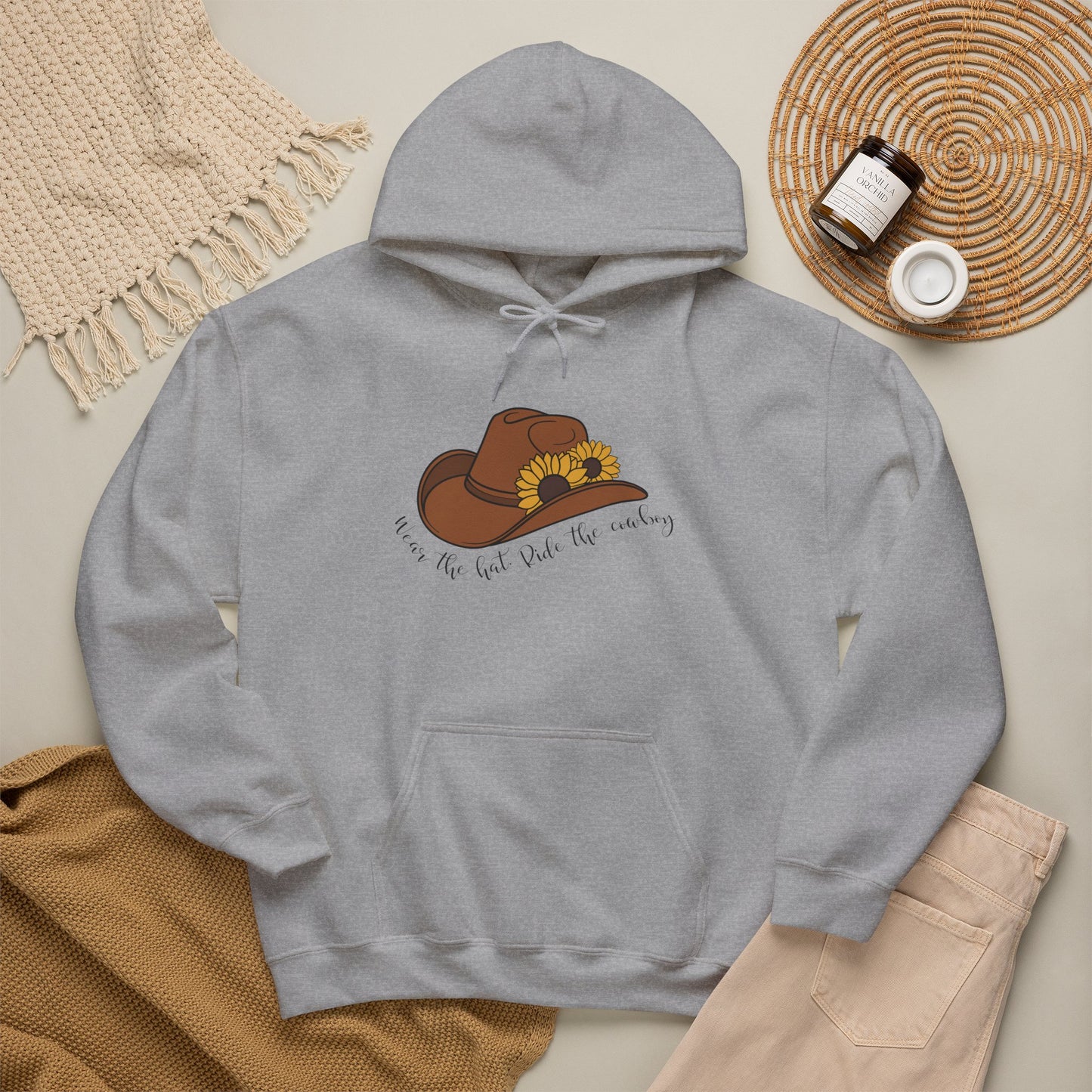 Wear the Hat. Ride the Cowboy Hoodie