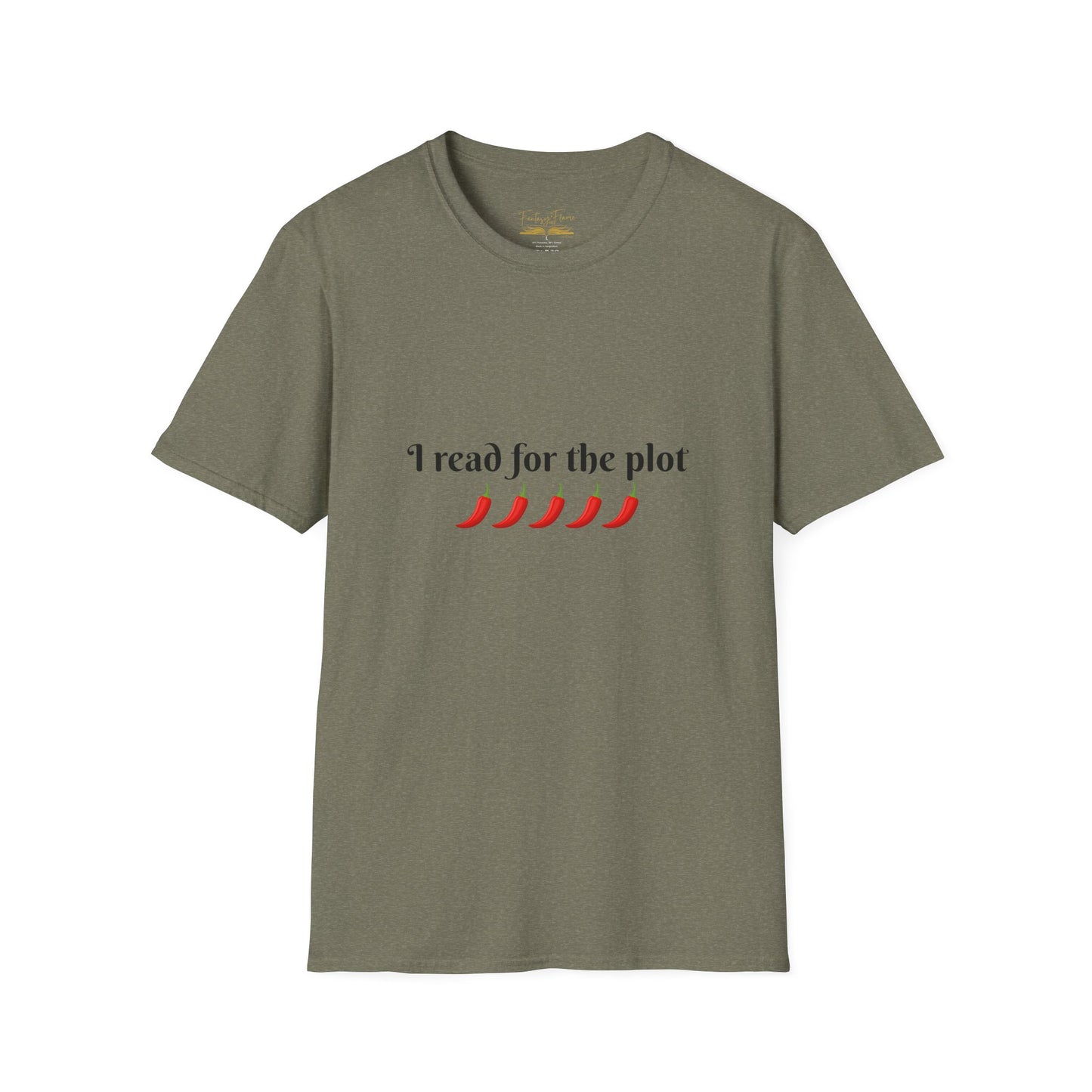 I Read For The Plot Cotton T-Shirt