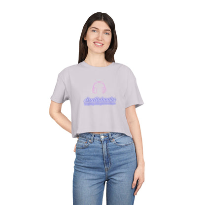 Audiobooks Crop Tee