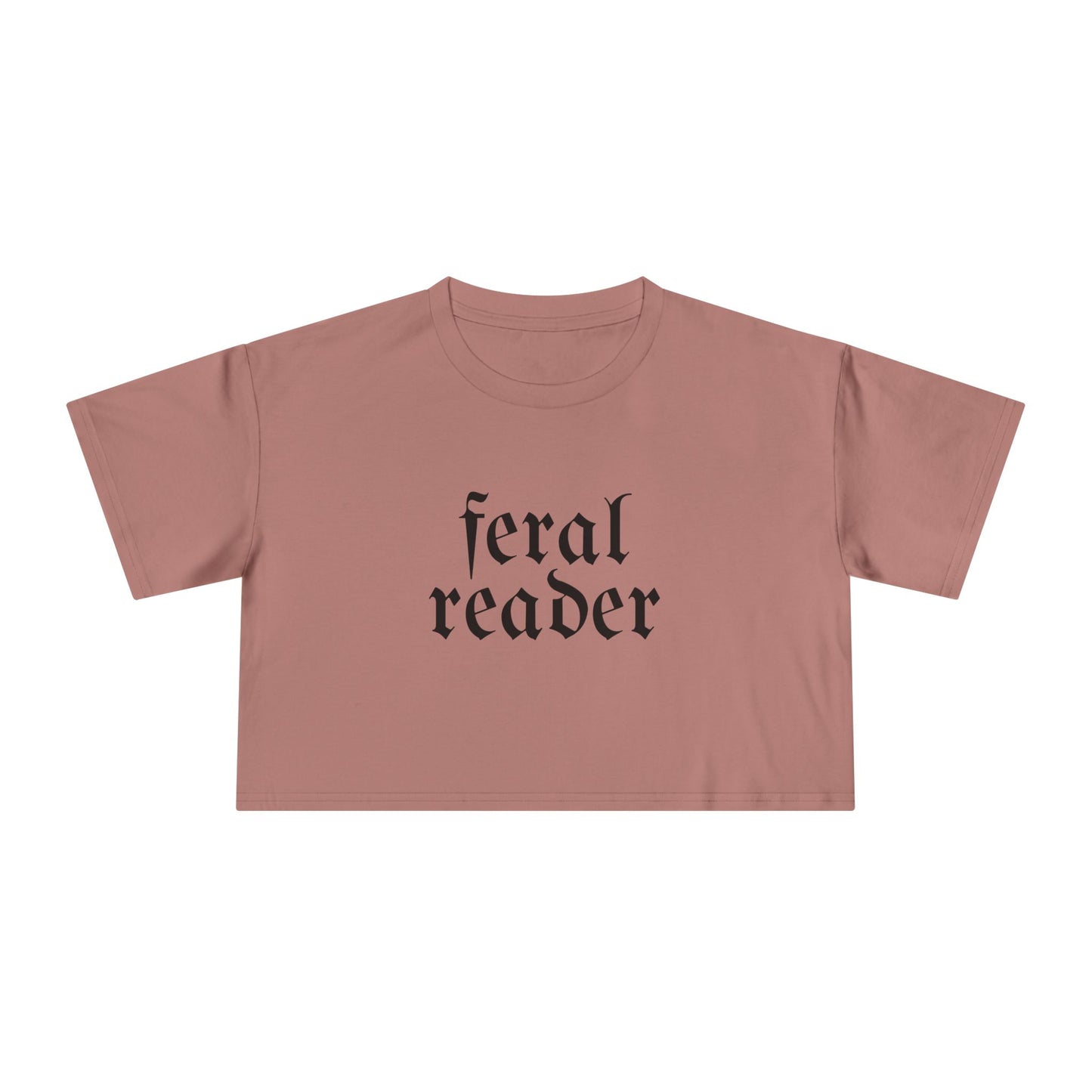 Feral Reader Crop Tee