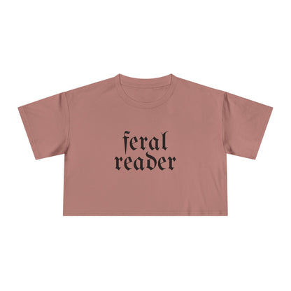 Feral Reader Crop Tee