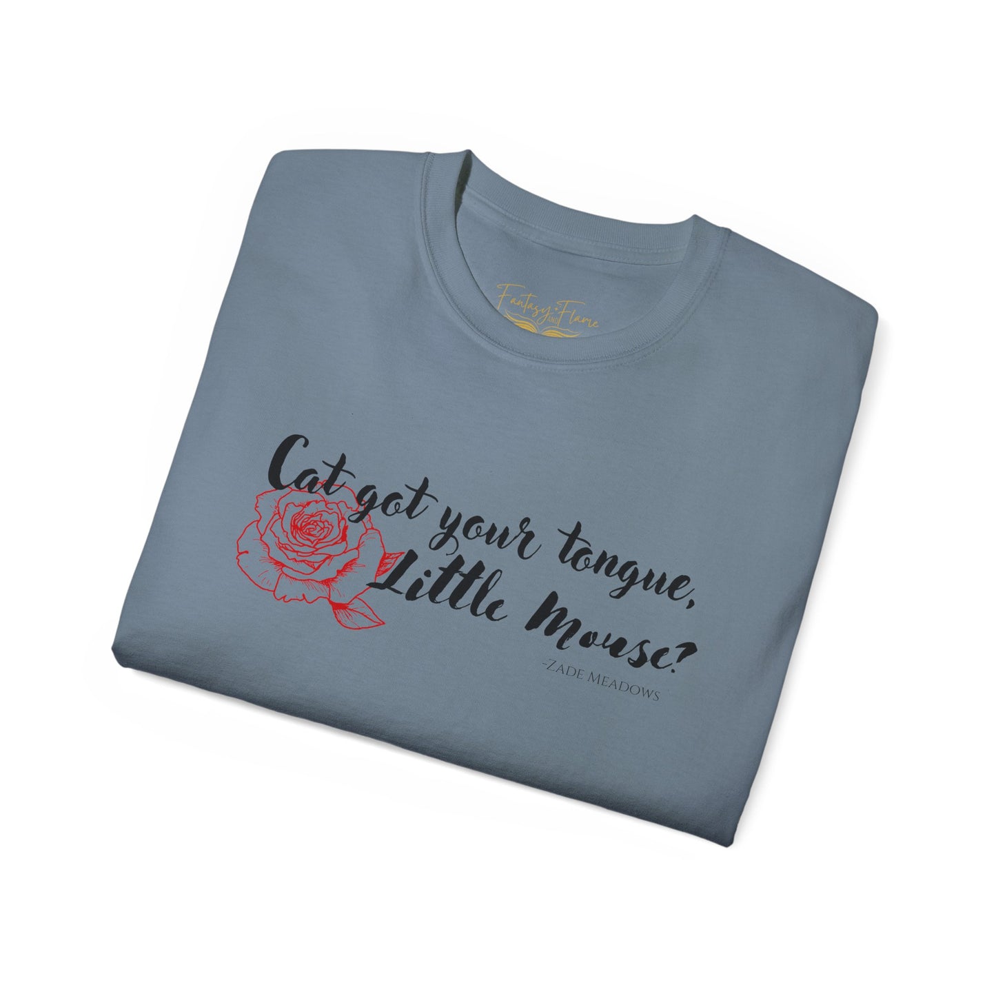 Cat Got Your Tongue Dark Cotton T-Shirt