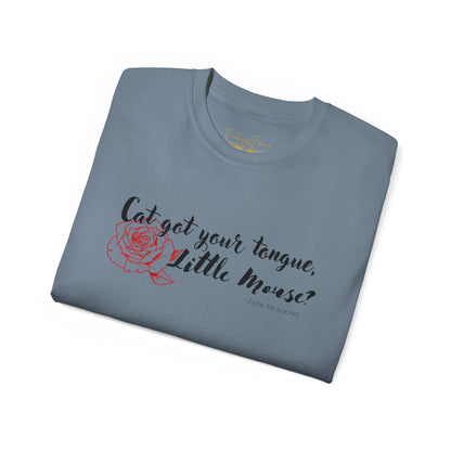 Cat Got Your Tongue Dark Cotton T-Shirt
