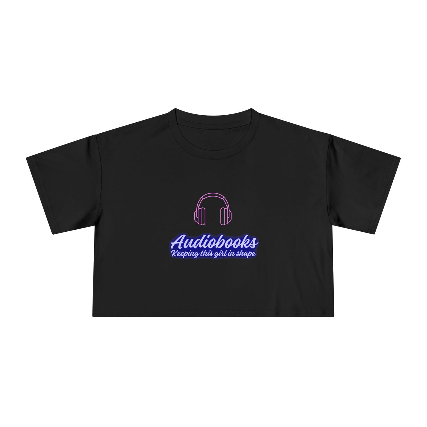 Audiobooks Crop Tee