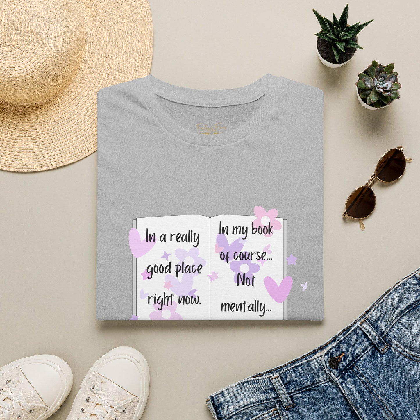In A Good Place Cotton T-Shirt