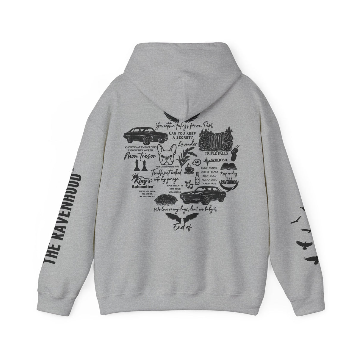 Officially Licensed The Ravenhood Feature Hoodie