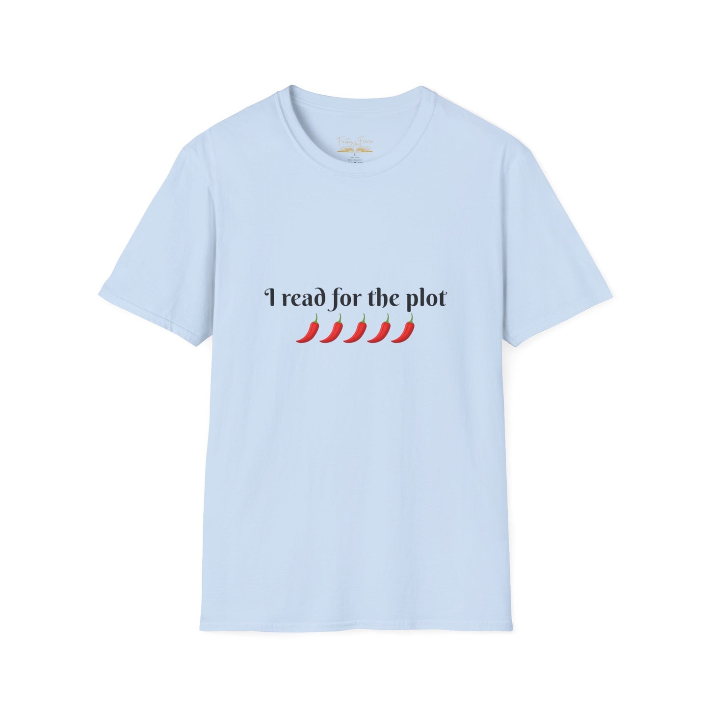 I Read For The Plot Cotton T-Shirt