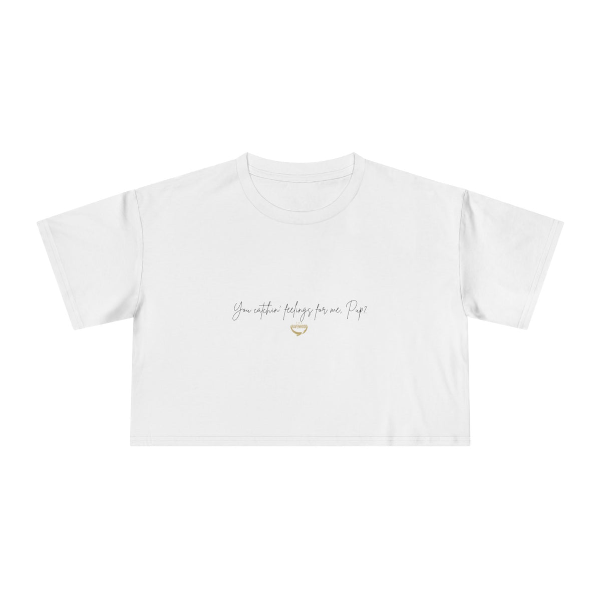 Officially Licensed Catching Feelings Crop Tee