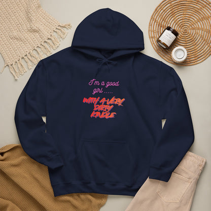 Good Girl Dirty Kindle Hoodie