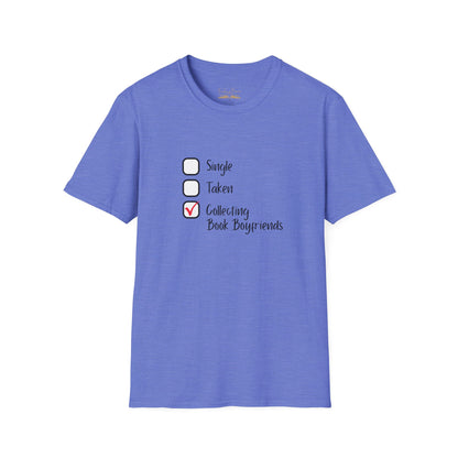 Collecting Book Boyfriends Cotton T-Shirt