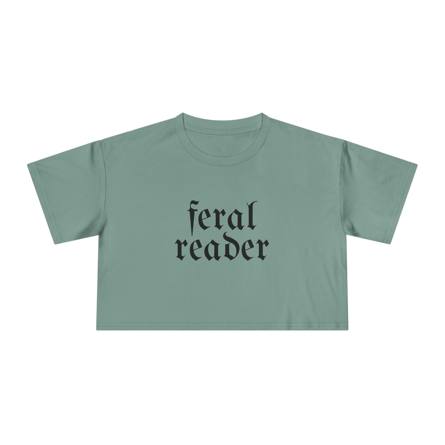 Feral Reader Crop Tee
