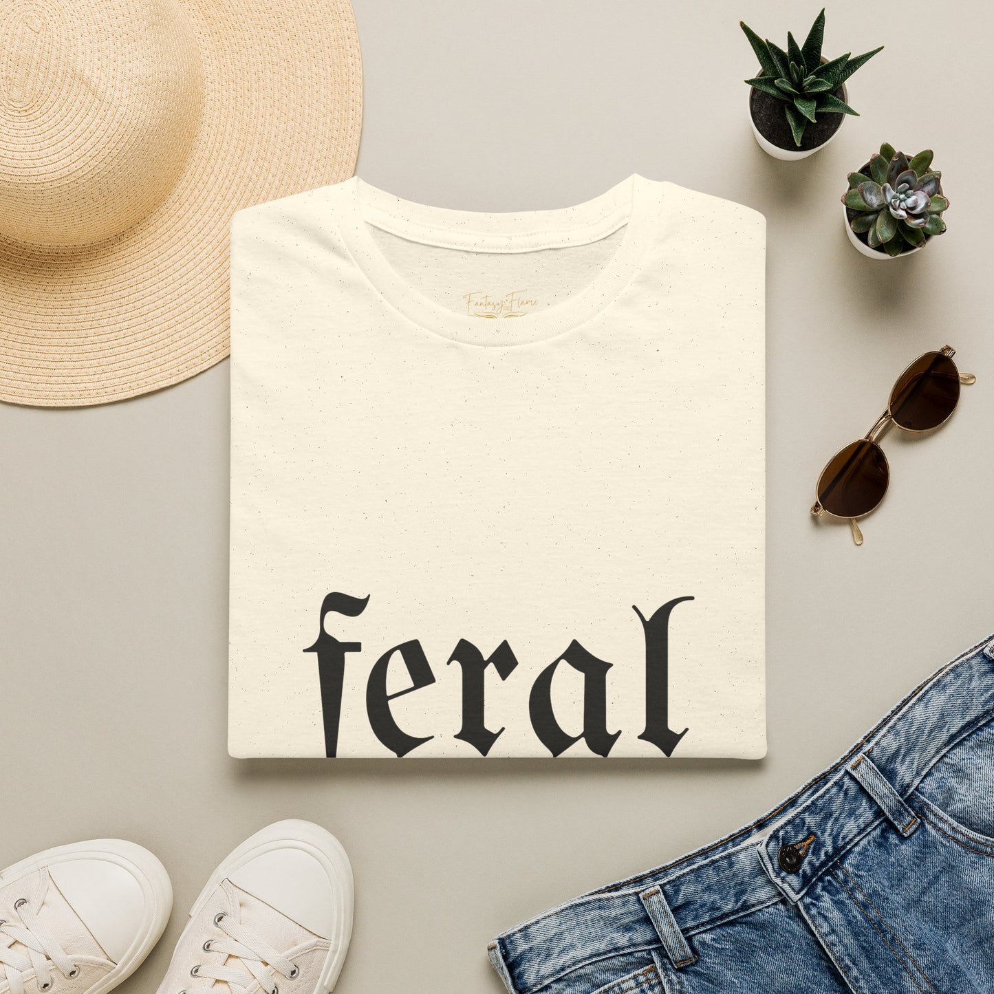 Feral Reader Cotton T-Shirt