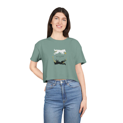 Officially Licensed Shattered Pieces Crop Tee