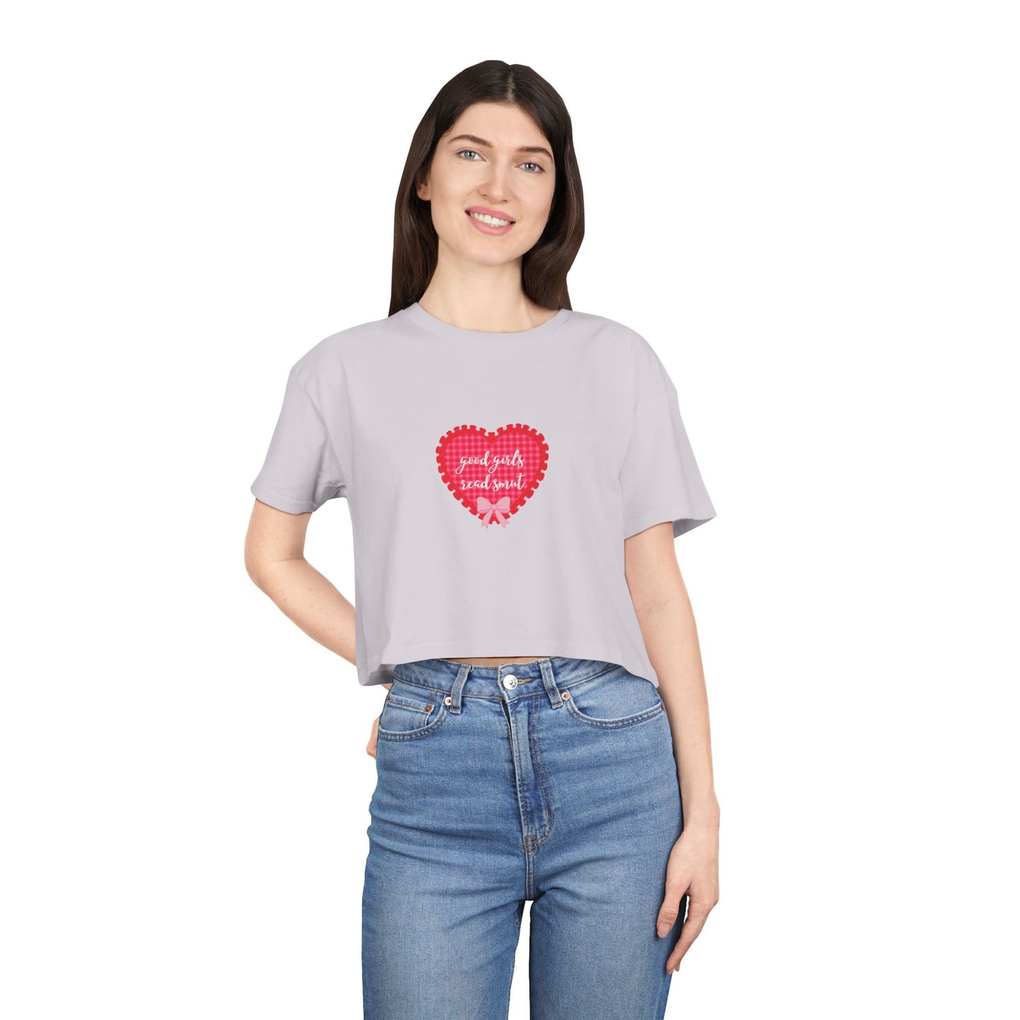 Good Girls Read Smut Crop Tee