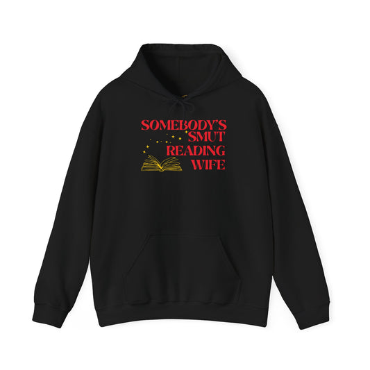 Somebody's Smut Reading Wife (yellow book) Hoodie