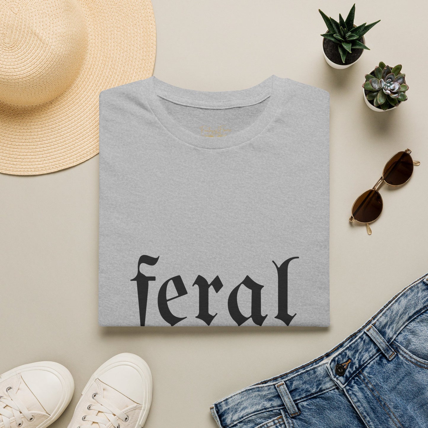 Feral Reader Cotton T-Shirt