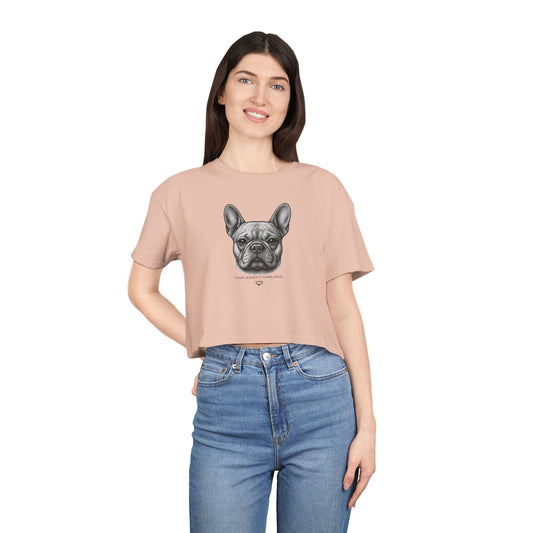 Officially Licensed Beau Black Script Crop Tee