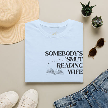 Somebody's Smut Reading Wife Cotton T-Shirt