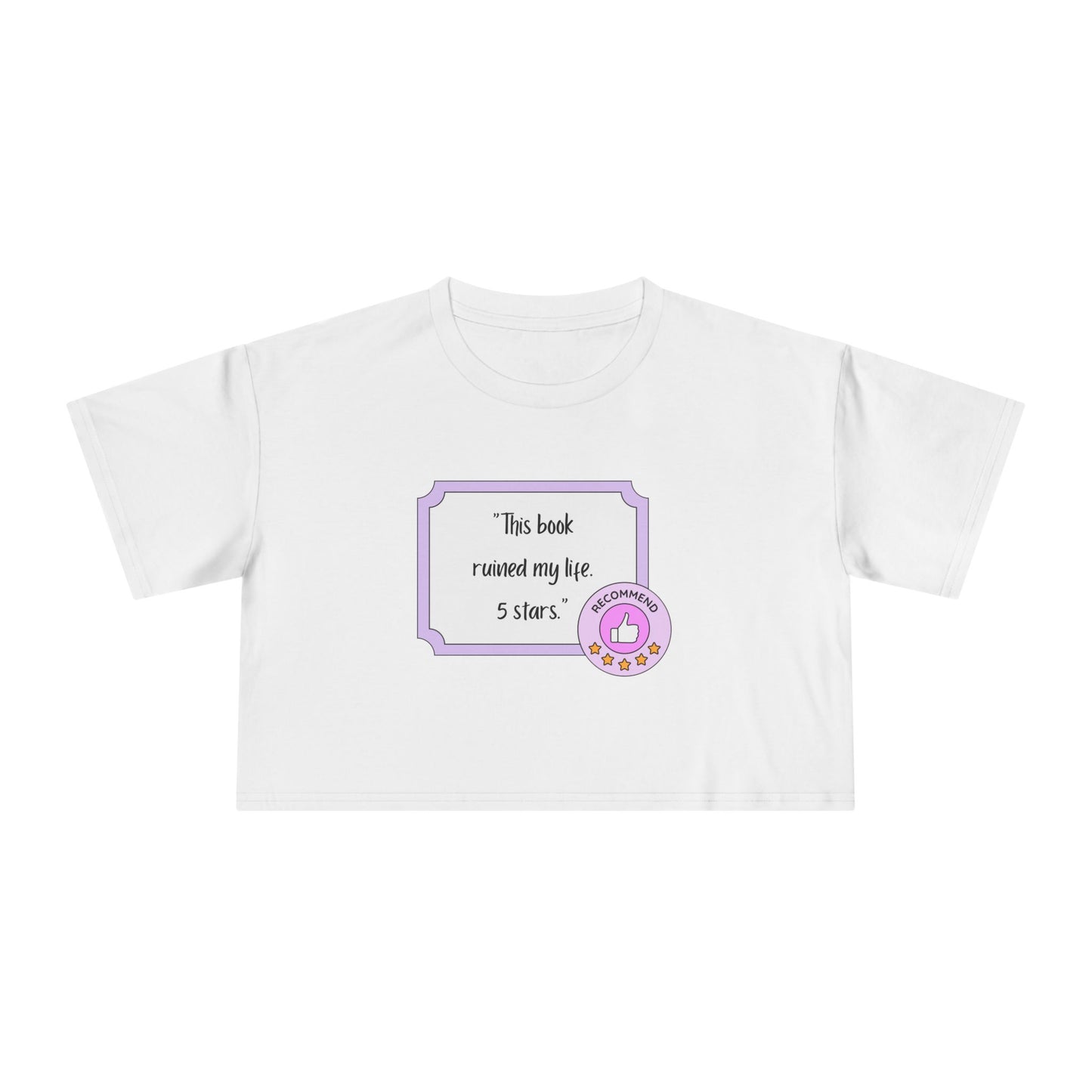 This Book Ruined My Life Crop Tee