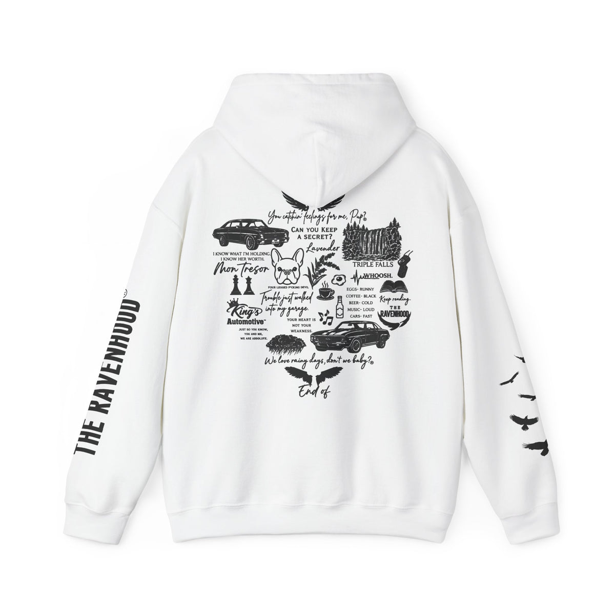 Officially Licensed The Ravenhood Feature Hoodie
