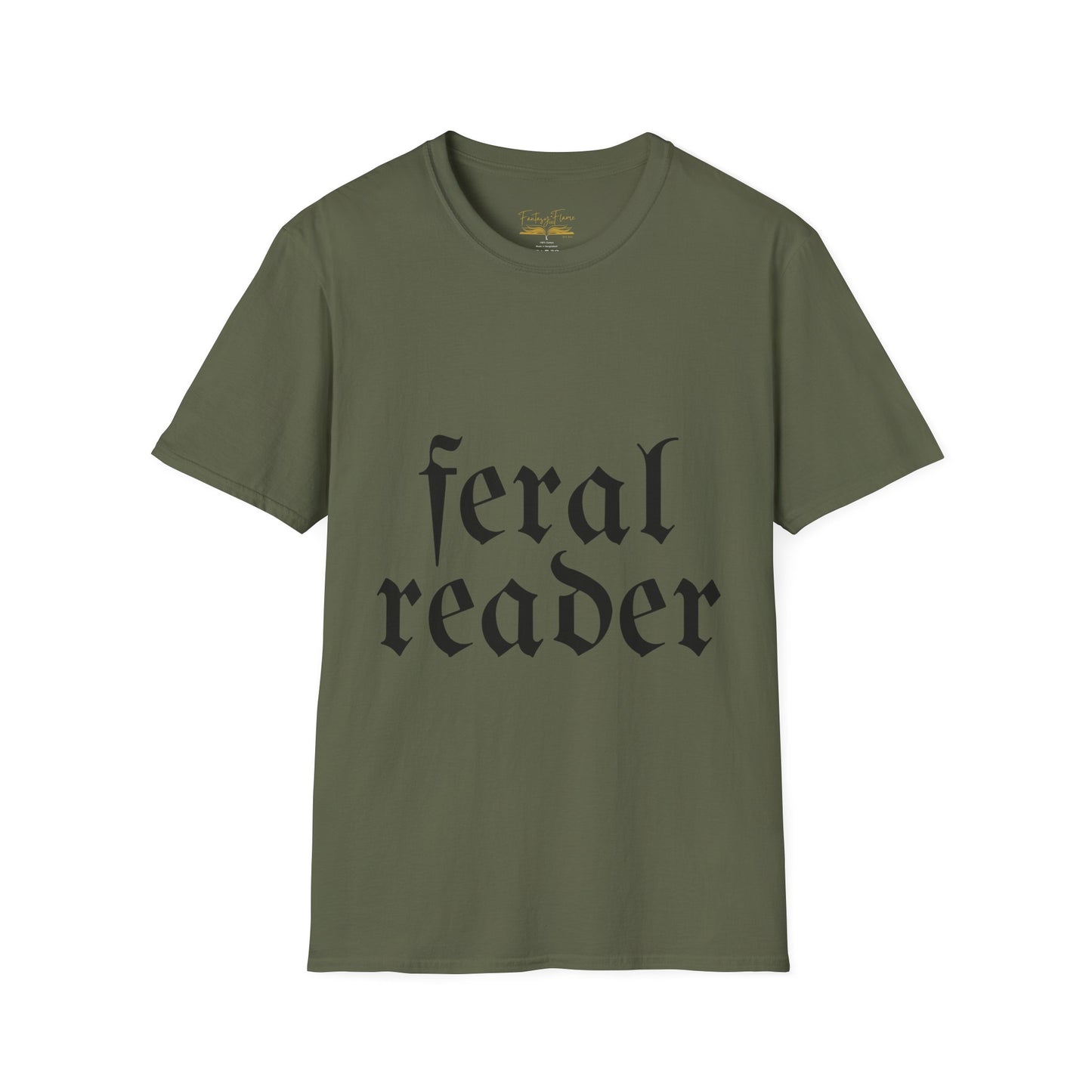 Feral Reader Cotton T-Shirt