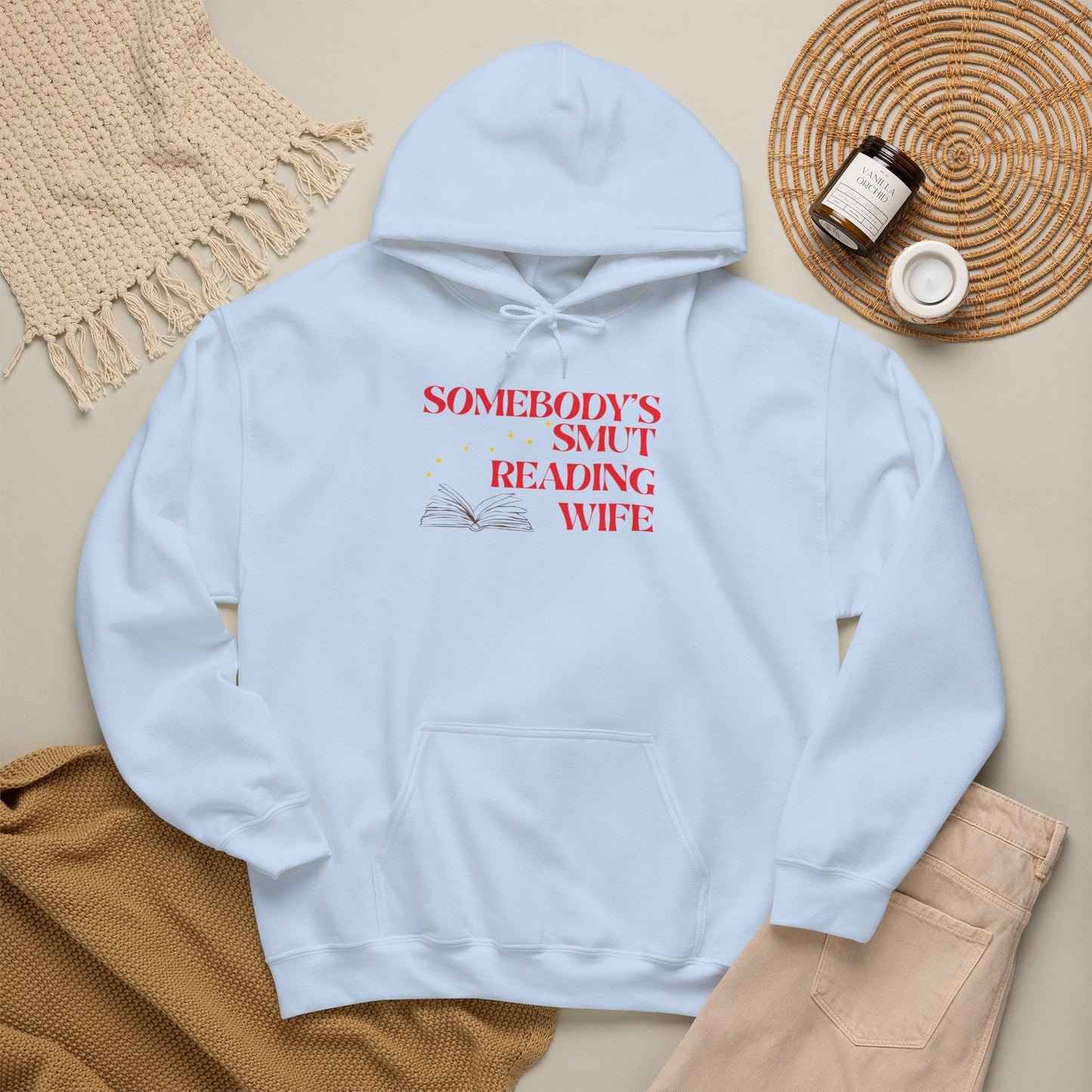 Somebody's Smut Reading Wife Hoodie