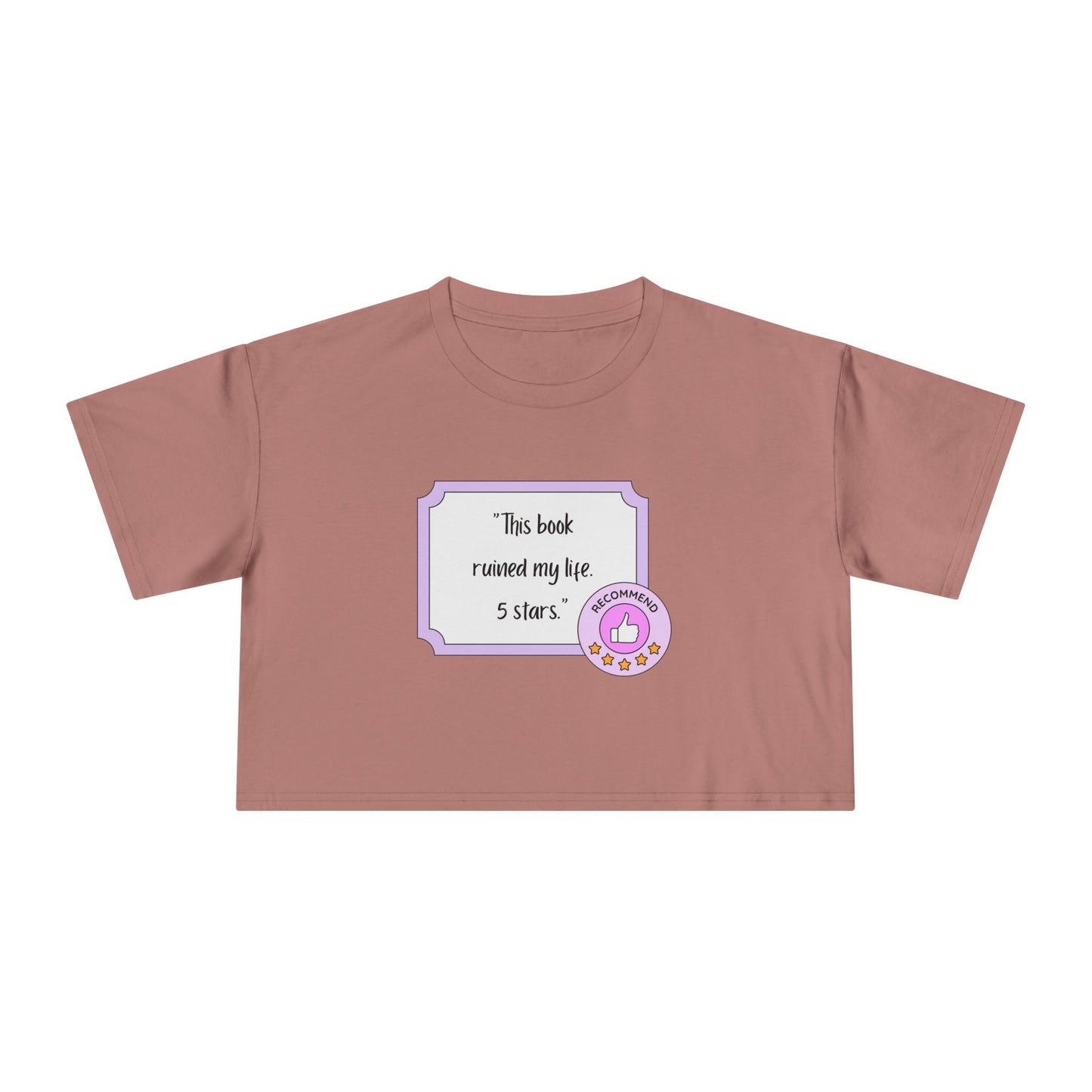 This Book Ruined My Life Crop Tee