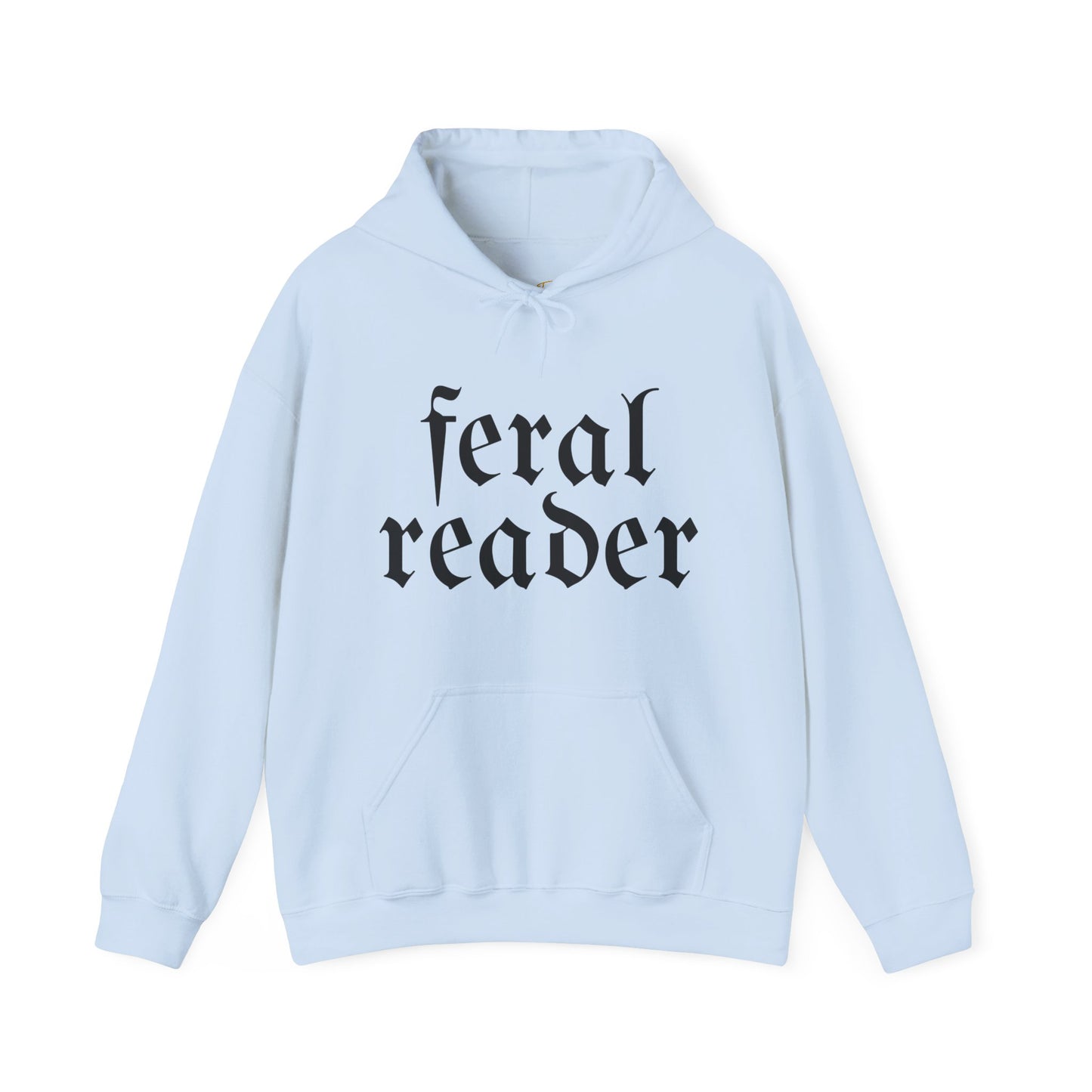 Feral Reader (black script) Hoodie