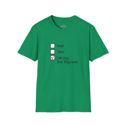 Collecting Book Boyfriends Cotton T-Shirt