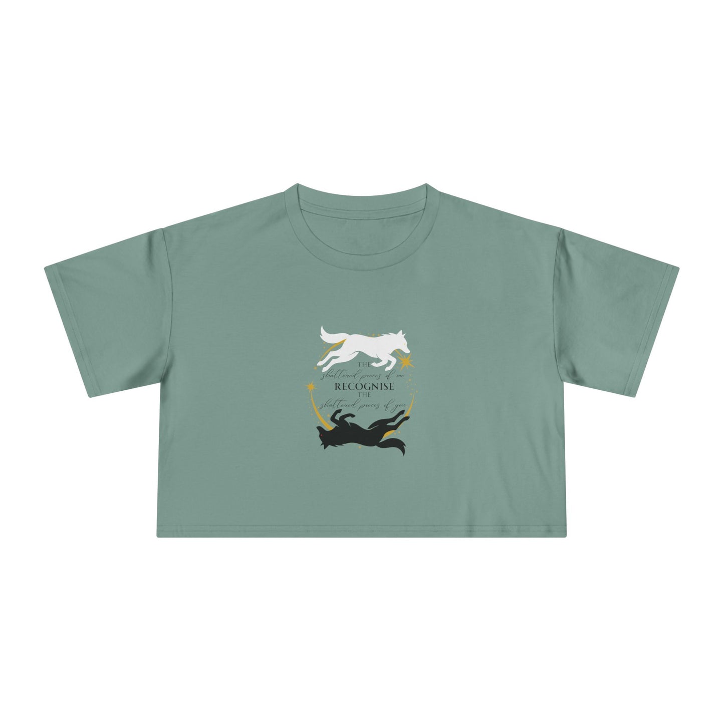 Officially Licensed Shattered Pieces Crop Tee