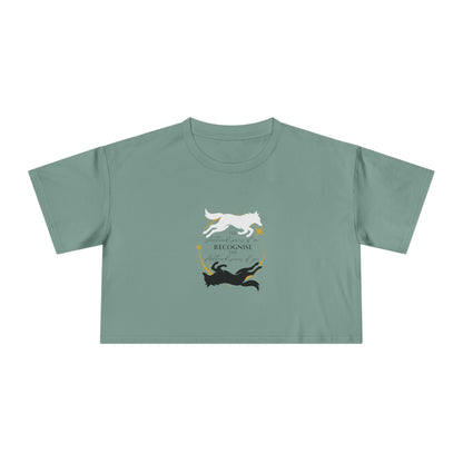Officially Licensed Shattered Pieces Crop Tee