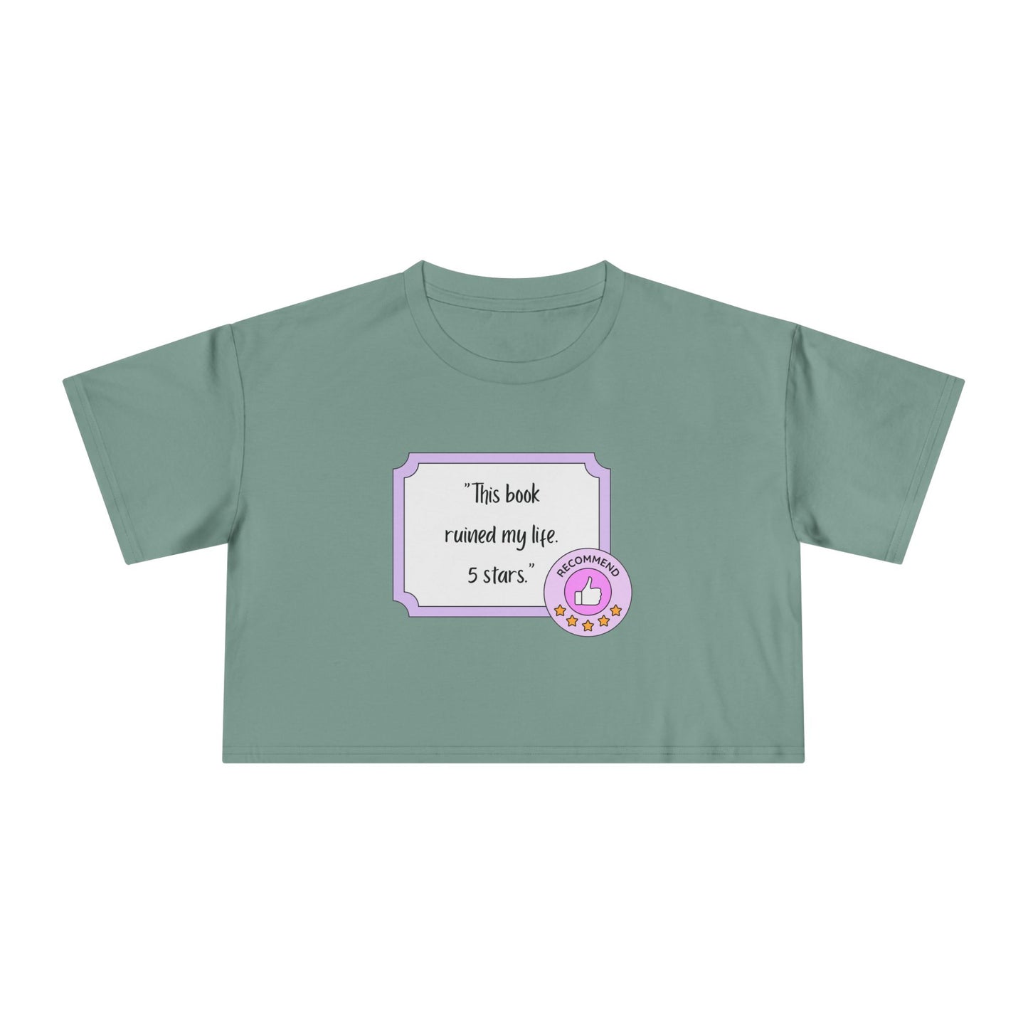 This Book Ruined My Life Crop Tee