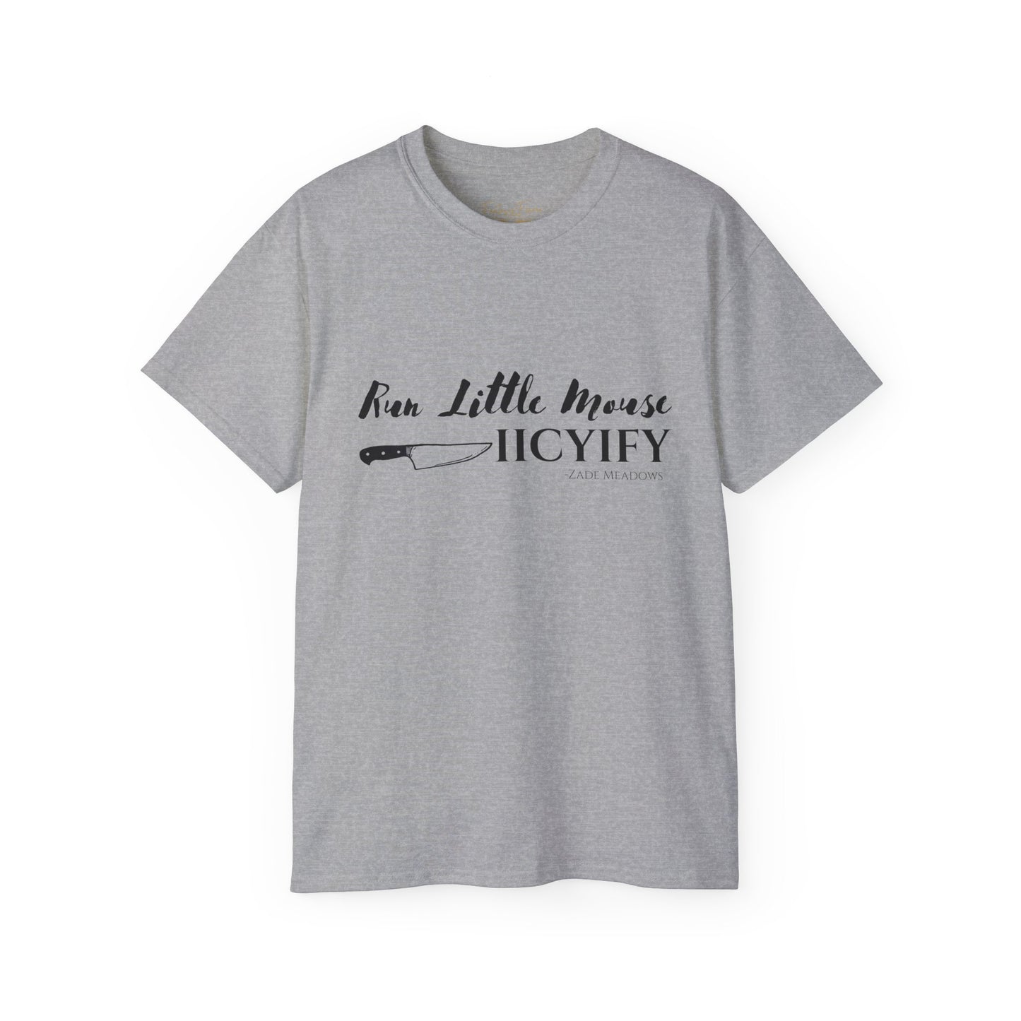 Run Little Mouse Light Cotton T-shirt